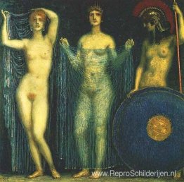 De drie godinnen Hera, Aphrodite, Athena