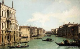 Venetië: Het Canal Grande, kijkend naar het noordoosten van Pala