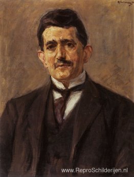 Portret van de uitgever Bruno Cassirer