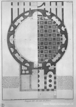 Iconografie van de oude staat van het Pantheon