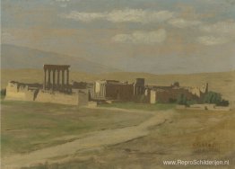 Uitzicht op Baalbek