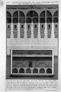 De Romeinse oudheden, t. 4, Plaat XXXI. Sectie één van de wiggen