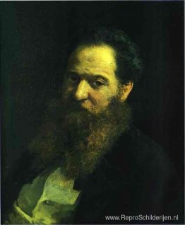 Portret van de fysioloog Moriz Schiff