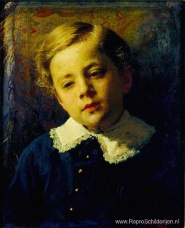 Portret van Sergei Kramskoy, de zoon van de kunstenaar