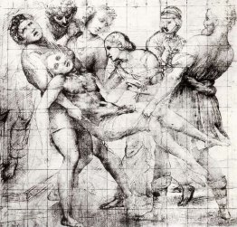 Studie voor de 'Graflegging' in de Galleria Borghese, Rome