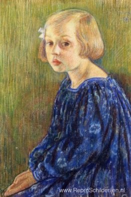 Portret van Elizabeth van Rysselberghe