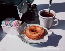 Koffie en donut