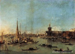 Venetië: De Dogana met de Giudecca