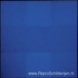 Abstract schilderij: blauw