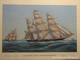 Clipper Ship 'Sweepstakes'