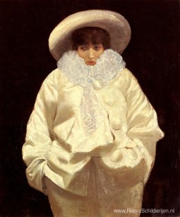 Sarah Bernhardt als Pierrot