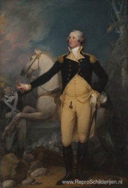 George Washington vóór de slag om Trenton