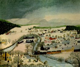 Hoosick Falls, New York, in de winter