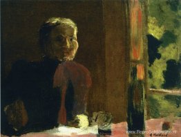 Mevrouw Vuillard aan tafel