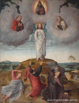 De transfiguratie van Christus (middenpaneel)