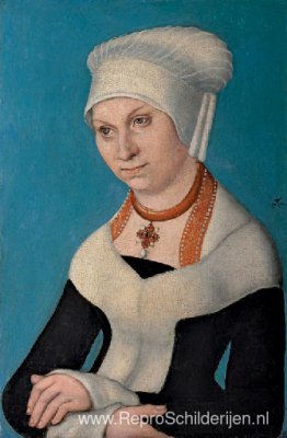 Portret van Barbara, hertogin van Saksen