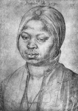 Portret van de Afrikaanse vrouw Catherine