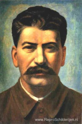 Portret van Jozef Stalin (Iosif Vissarionovitsj Dzjoegasjvili)