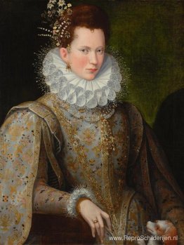 Portret van een dame van het hof