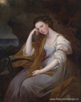 Portret van Louisa Leveson Gower als Spes (godin van de hoop)