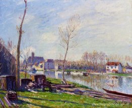 Bouwplaats in Matrat, Moret sur Loing