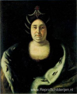 Tsarina Praskovia Fedorovna Saltikova, weduwe van Ivan V