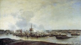 De slag bij Gangut, 27 juli 1714