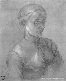 Portret van een vrouw (Agnes Dürer)