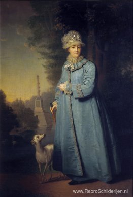 Portret van Catharina II, keizerin van Rusland