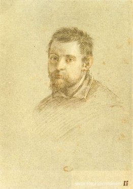 Portret van Annibale Carracci