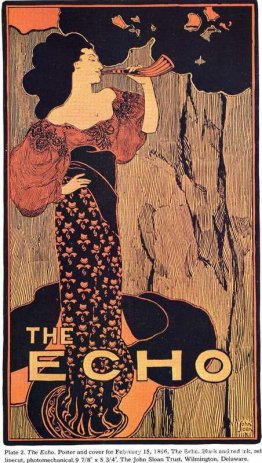 Poster en omslag voor 15 februari 1896, The Echo