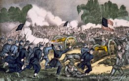 De slag om Gettysburg, Pa. 3 juli. 1863