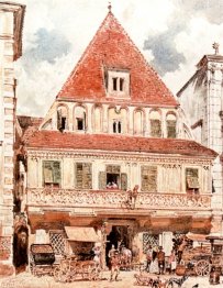 Aquarel van Steyr Bummerlhaus