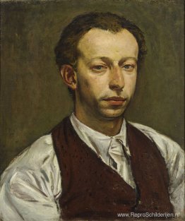 Portret van beeldhouwer John Pappas