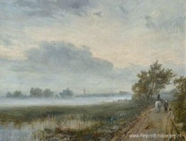 Vroege ochtend op de Severn