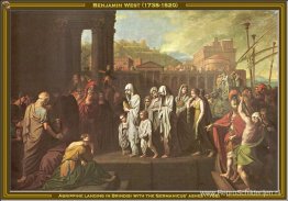 Agrippine-landing in Brundisium met de as van Germanicus