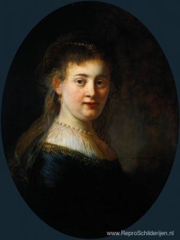 Buste van jonge vrouw (waarschijnlijk Saskia van Uylenburgh)