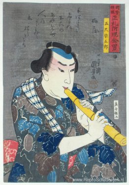 Shakuhachi-speler