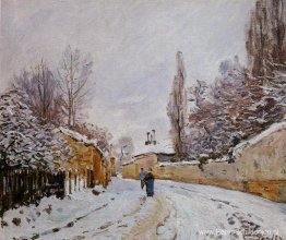 Weg onder de sneeuw, Louveciennes