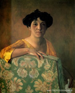 Portret van Gabrielle Vallotton