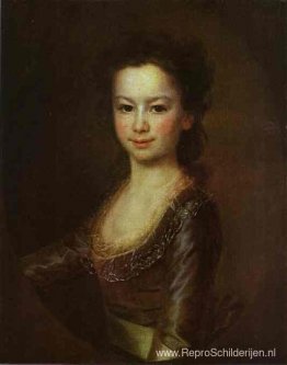 Portret van gravin Maria Vorontsova als kind