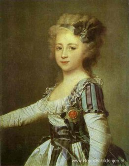 Portret van groothertogin Elena Pavlovna als kind