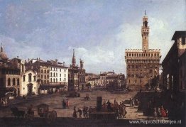 Het Piazza della Signoria in Firenze