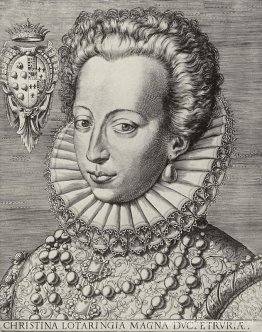 Portret van Christine van Lotharingen, groothertogin van Toscane