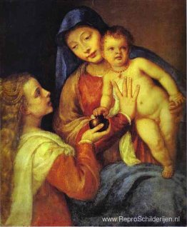 Madonna en Kind met Maria Magdalena