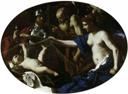 Een allegorie met Venus, Mars, Cupido en Tijd 1626