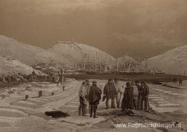 Graven aan de kop van de haven van Balaklava