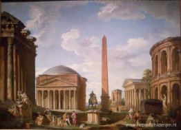 Roman Capriccio: het Pantheon en andere monumenten