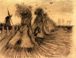 Stooks en een molen