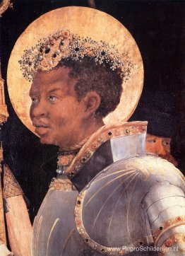 St. Maurice (detail uit De ontmoeting van St. Erasmus en St. Mau